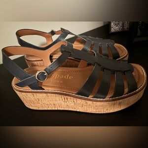 Kate Spade Navy Platform Sandals
